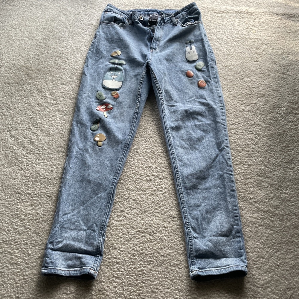 Studio Ghibli My Neighbor Totoro Sakura Mom Jeans Size 11 Hot Topic Anime Images